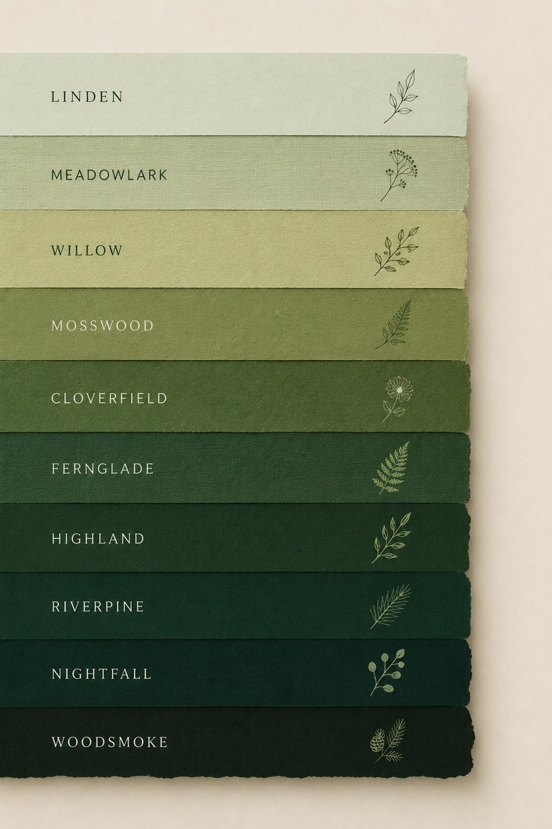 aestheticwabi's tweet photo. What's your favorite shade of green? https://t.co/BwO6HQcAhk