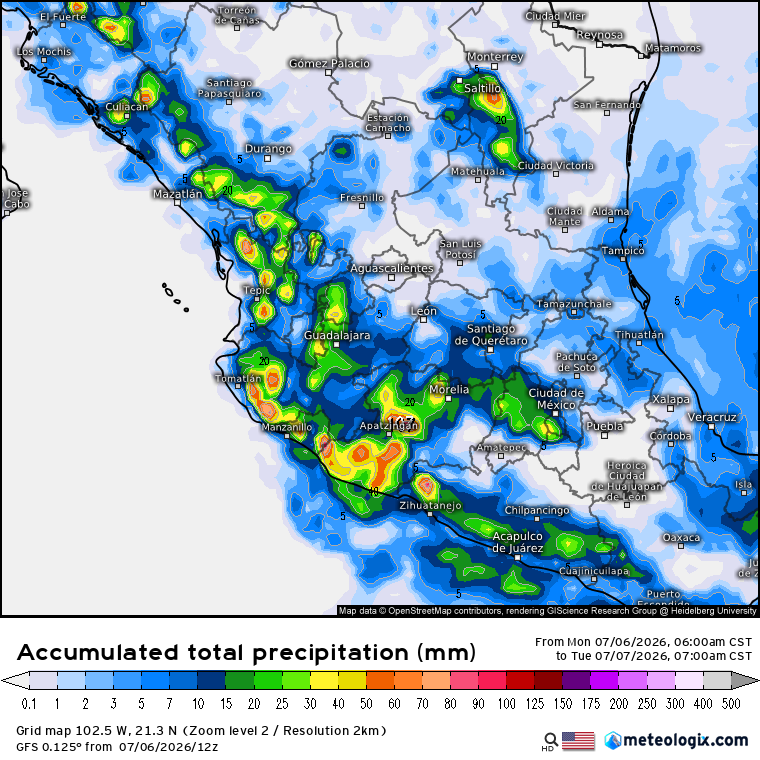InfoMeteoro's tweet photo. ⛈️LAS LLUVIAS Y TORMENTAS ya se presentan en la mitad occidente, parte del norte y centro del país

⚠️Próximas 6-12 horas se prevén entre Yuc, Ver, Chis, Oax, Gro, EdoMex, CDMX, Qro, Gto, Mich, Col, Jal, Gro, Nay, Sin y sierras de Son, Chih, Dgo, Zac, Coah, NL, Tamp, Mor, Pue https://t.co/DWiui88JEQ