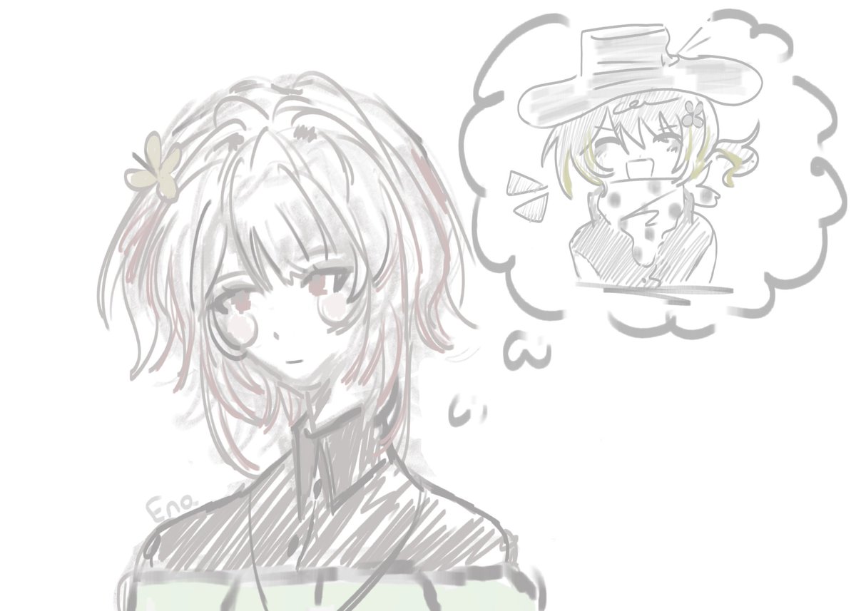 IIwiXD's tweet photo. I switched brushes #cocoapowder #chara #clover https://t.co/ZF8d14qdH9