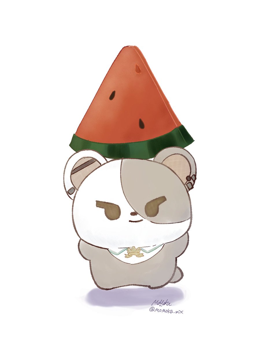 MOMOKA_mix's tweet photo. 暑中見舞い申し上げます🍉 https://t.co/nF4VD8axrs