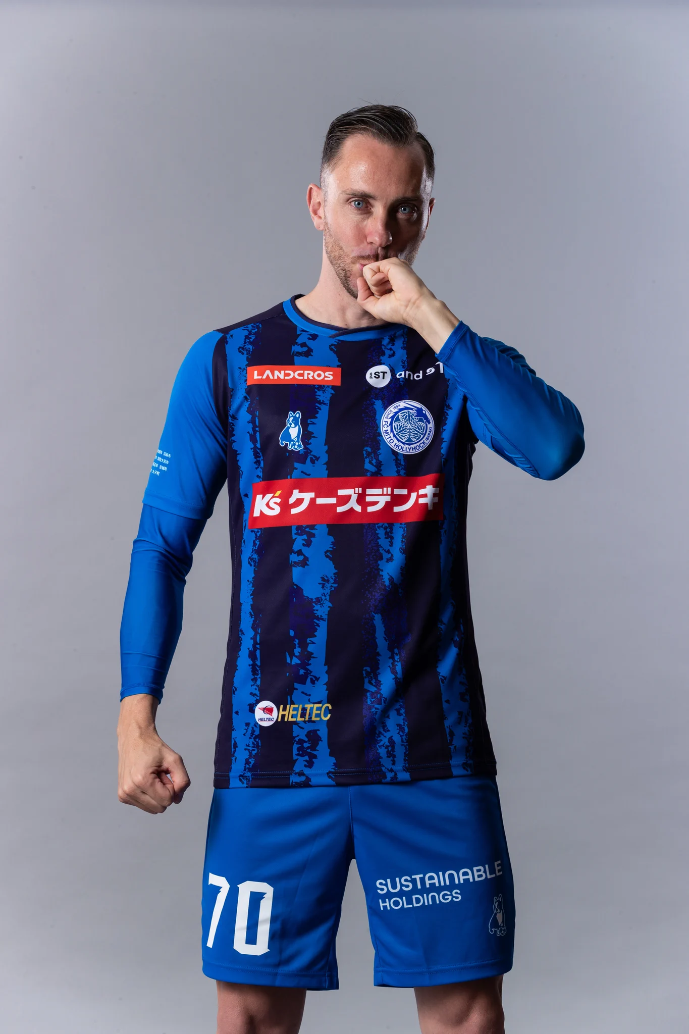 水戸ホーリーホック 2026 ユニフォーム 12番 MITO ブルー 水戸ホーリー