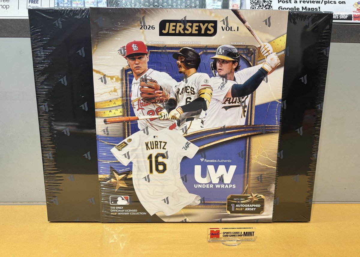 2026 Under Wraps MLB Jerseys I 未開封ボックス 【公式通販】