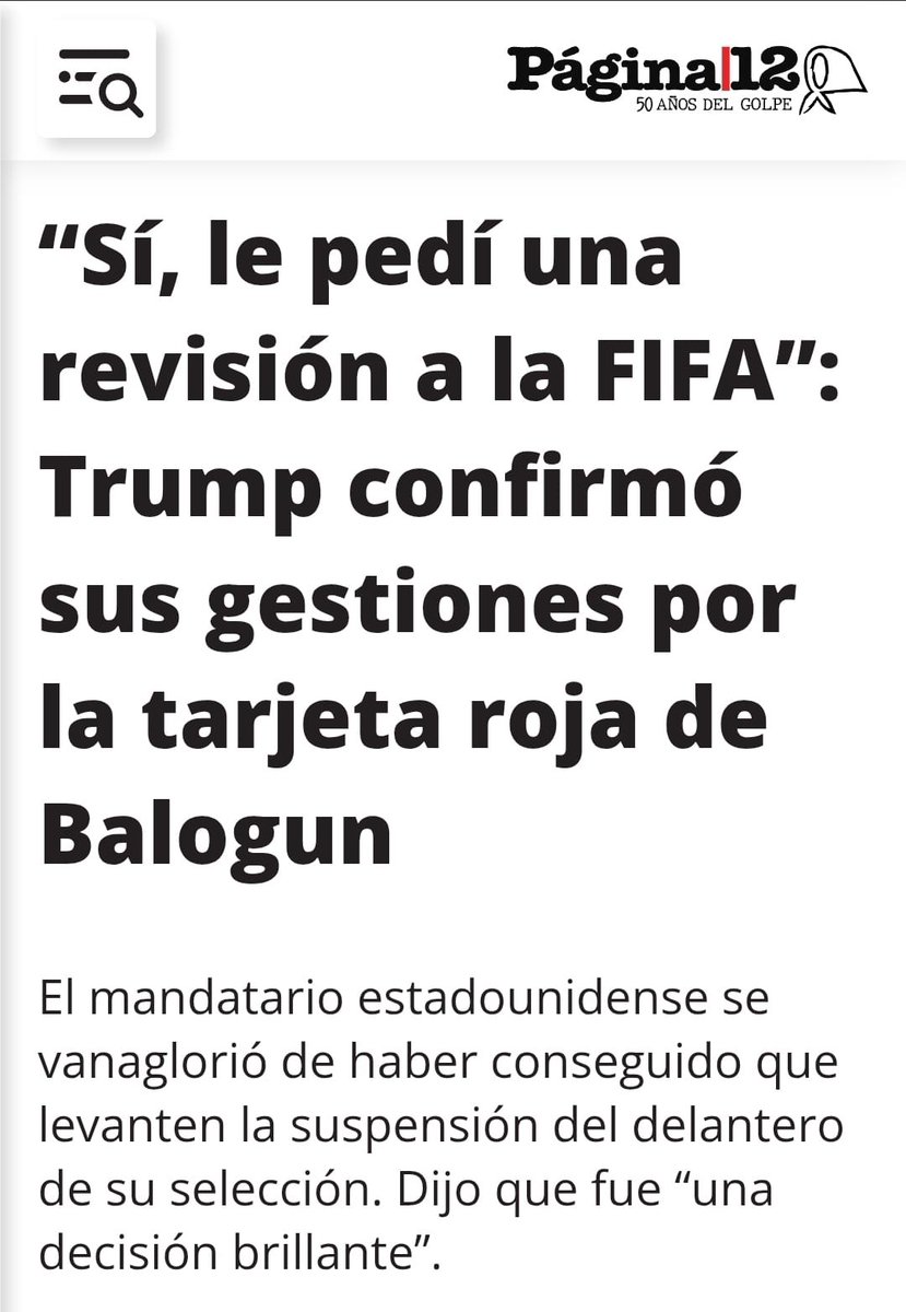 Ale_Bodart's tweet photo. Es el colmo de la impunidad en el fútbol: un Mundial construido sobre el negocio de unos pocos, donde ni siquiera se respetan las reglas más básicas porque Trump y la FIFA las cambian a su antojo.

Y ni así pudieron lograr que gane EE.UU.! https://t.co/WnJqxDHP9W