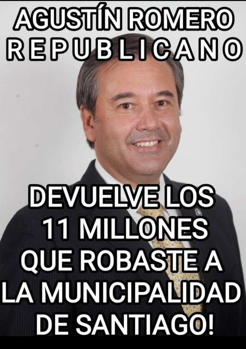 Manu5399's tweet photo. @visionpaischile Xq le dan pantalla a un Republicano sinvergüenza??? https://t.co/IWORoOVvga