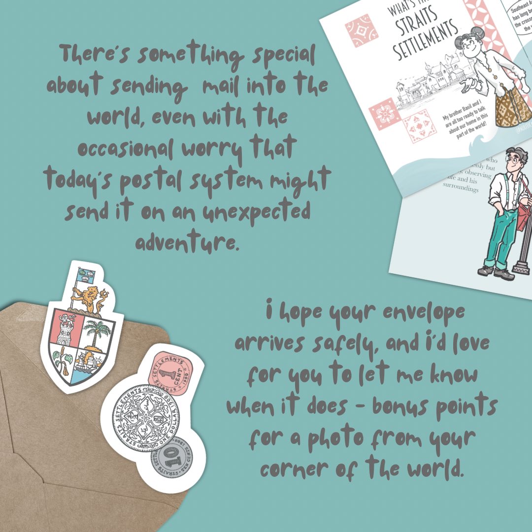 psunster's tweet photo. There’s something wonderfully old-fashioned about sending snail mail. Every envelope is folded, packed, stamped, and posted with care, then begins its own little journey across towns, cities, and countries.
#snailmail #snailmailclub #snailmaillove #malaysiahistory https://t.co/0pDVfn8JBS