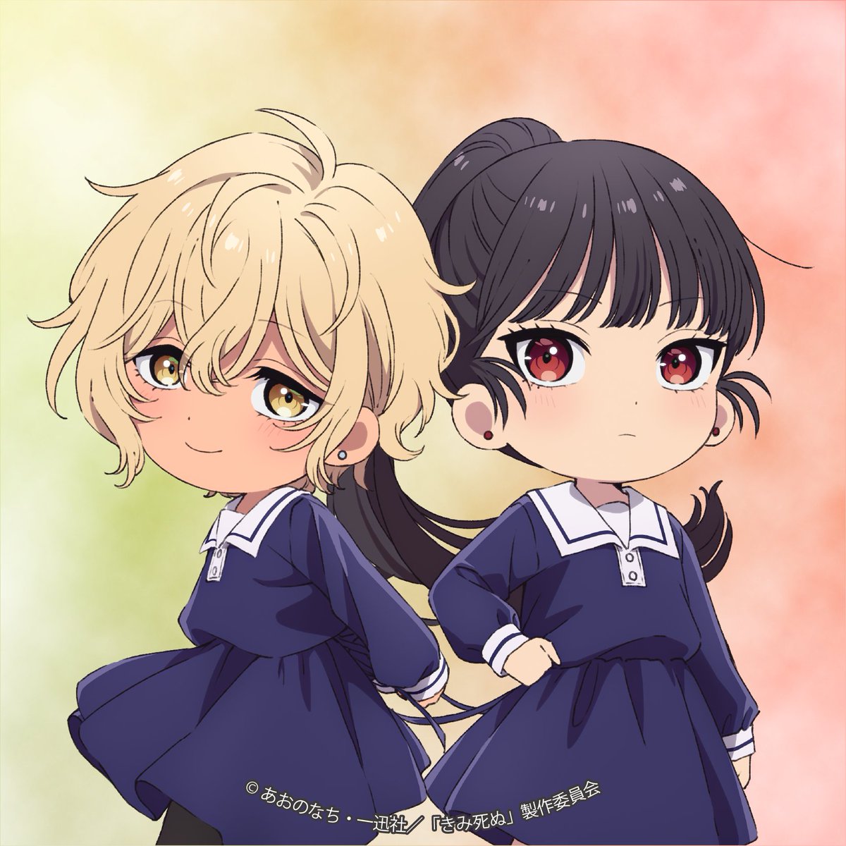anime_kimishinu's tweet photo. TVアニメ「きみが死ぬまで恋をしたい」
　  💐本日より放送・配信開始💐

／⋰
　　シーナ＆ミミ🐶🐰・セイラン＆アリ🐈‍⬛🐏
　　　  ペアちびきゃらアイコンをお届け！
＼⋱

#きみ死ぬアニメ https://t.co/bzwr2RDbyQ