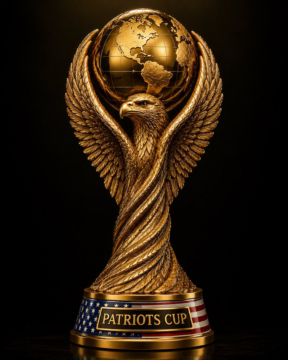 COD_Dory's tweet photo. BREAKING NEWS:

Trump has declared the USA world champions and will present them a special cup to celebrate their victory https://t.co/WmhSZ7cfem