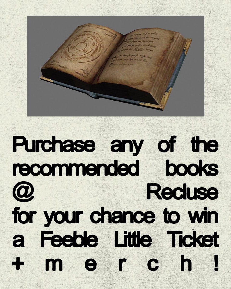 exhaustdata's tweet photo. My bookstore is doing a collab with feeble little horse. If you live in the Dallas-Fort Worth metro area, come buy one of these books for your chance to win tickets and merch 🐎🐌 https://t.co/m82sHrPwm6