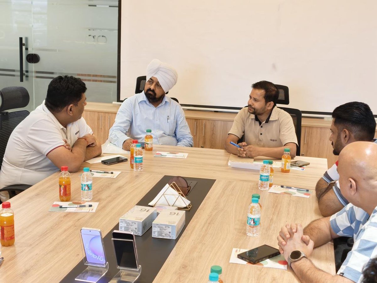 AimraIndia's tweet photo. The @AimraIndia Chandigarh Team extends its sincere appreciation to Mr. Israr Ahmed (Sales Director) and Mr. Raghu Sethi (State Head) for the warm interaction during today’s meeting. 🤝✨

​While our visit was originally scheduled as a routine meeting with the @oppo team, we were absolutely delighted to be invited to join the Reno 16 launch ceremony! 🚀📱 Although this wasn't part of the original itinerary, it was an absolute pleasure and a privilege to be a part of such a momentous occasion. 🎉

​We sincerely thank the entire team for their exceptional hospitality, professionalism, and the cordial atmosphere maintained throughout our interaction. 🙏💼 We eagerly look forward to continued cooperation and a strengthening relationship between the brand and the retail fraternity. 🤝📈

​#AIMRAChandigarh #OPPO #Reno16 #BusinessMeeting #RetailFraternity #Partnership #LaunchCeremony #ProfessionalGrowth