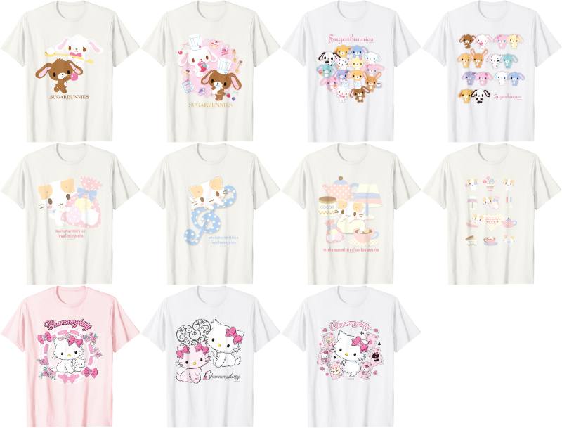 sanrio_oshikatu's tweet photo. ＼⚠️新商品📣🆕／
「Amazon Merch on Demand」にサンリオキャラクターズの新デザインが発売開始🥹🩷
ウサハナ、コロコロクリリン、シュガーバニーズ、チャーミーキティ、マシュマロみたいなふわふわにゃんこ、ルロロマニックが新たに追加されたよ🥹
https://t.co/Q2c1Pq6J3f
洋服の種類やカラーは自分の好みにカスタマイズ可能👕
ぜひチェックしてみてね🙆‍♀️

#サンリオ #アマゾンマーチオンデマンド #pr