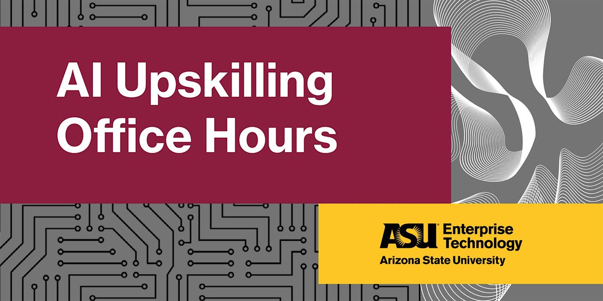 shawnasu's tweet photo. AI Upskilling Office Hours
 
Online
Friday, Jul 10, 2026, 12:00 PM https://t.co/3Y0QKHGYyc https://t.co/w2UNA14X7j
