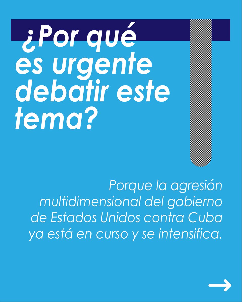 CubaMINREX's tweet photo. 🌐¿Qué pasará mañana 7 de julio en la Asamblea General de las Naciones Unidas?🌐

#Cuba 🇨🇺 denunciará el bloqueo, la presión energética, la amenaza de agresión militar, la guerra comunicacional y la hostilidad política acumulada de EE.UU.
contra una isla pequeña. https://t.co/00f165L8Hj