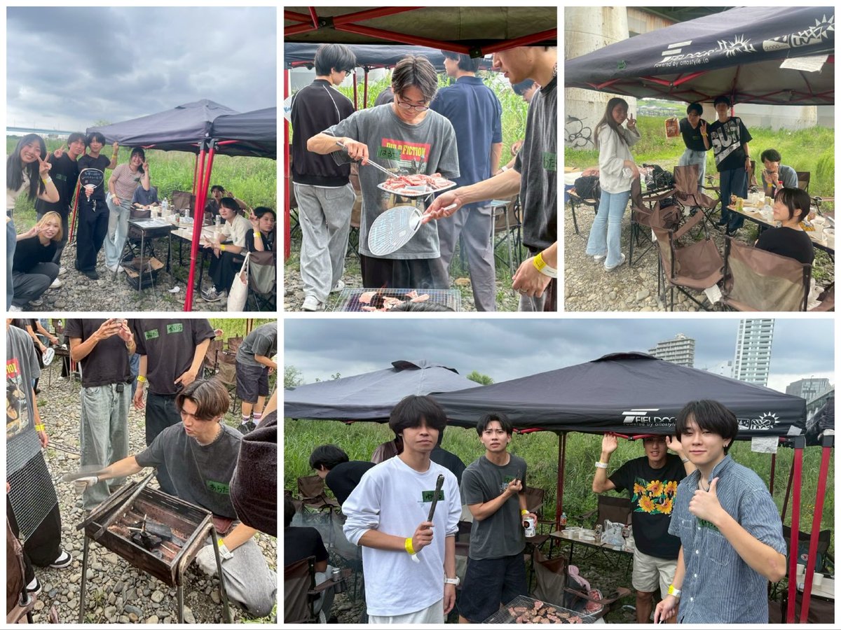 komariku846's tweet photo. こんにちは！駒大ACです！🥩

先日、毎年恒例のBBQを開催しました！

なんと今年は、60人近いメンバーが参加してくれました！🙌🏻🔥

美味しいお肉をたっぷり食べて、学年の垣根を越えてたくさん喋って、笑いっぱなしの最高すぎる1日になったと思います！
やっぱりみんなで囲むお肉は格別ですね！🤤🍖 https://t.co/nLYETcc8PR