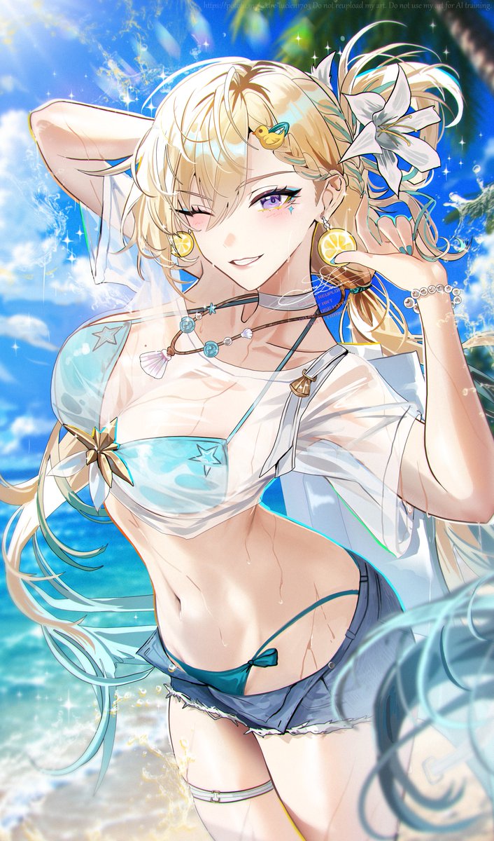 Soare_lucien_'s tweet photo. リンネー🍋
#めいちょう水着祭 #鳴潮コレクション https://t.co/ZYqd5Ozsvm