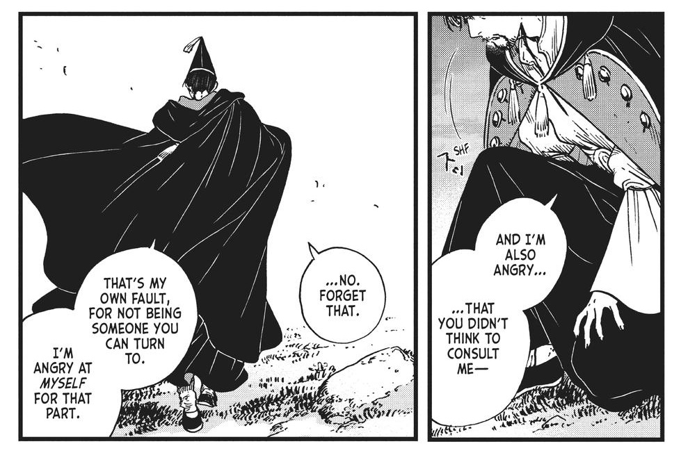 OnFloofg's tweet photo. #whaspoilers 
The great hall arc is sooo fun until I think about it from Olruggio's perspective and then I want to die https://t.co/mefSGptijW