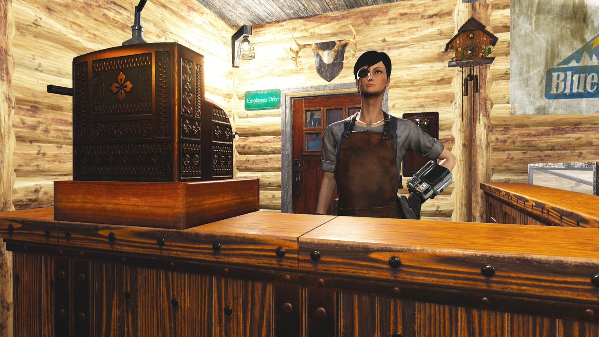 Gunshop_Omizu's tweet photo. #フォールアウト76 #Fallout76
#FalloutGunsmith
「自信」の表情で、「自信」のフォトポーズを決めながら撮影。 https://t.co/8gicP8Y2ck