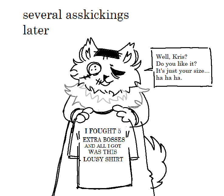 darkercandy's tweet photo. #DELTARUNE thanks seam https://t.co/6IvJRPOhos