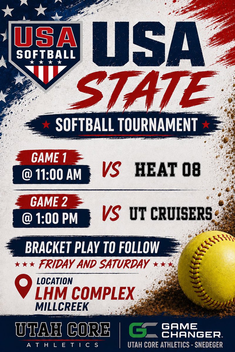 AvaSned's tweet photo. Weekend schedule released! Tune in or miss out! 2028 Uncommited💪🏻✅🥎 
@CSUSoftball @brookebrown0523 @CoachKMcK @CloudCountySB @RecruitMatador  @USUSoftball @UtahTech_SB @UVUSoftball @SnowCollege @CoachVanW @SccBobcats @SLCC_Softball @Nevada_Softball @BroncoSportsSB https://t.co/OGCvaHlvjU