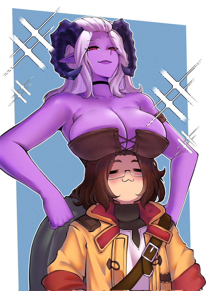 CalliopeEolande's tweet photo. Schedule for this week? Nope! Im going to be spending the next two weeks with my partner and taking a heavily needed vacation/break. See yall later💜🎶

🎨: @Ren_Azod | #CalliTiefArt https://t.co/a6gD3TbkUC