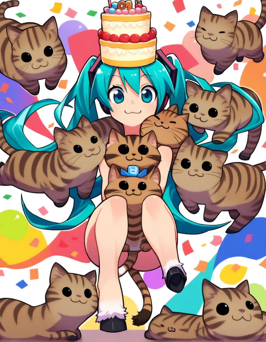 ゆずちゃん🐈(*´∀`)ﾉ🎉🎂🎉 - ̗̀ 🎁𝐇𝐚𝐩𝐩𝐲 𝐁𝐢𝐫𝐭𝐡𝐝𝐚𝐲🎂 ̖́-