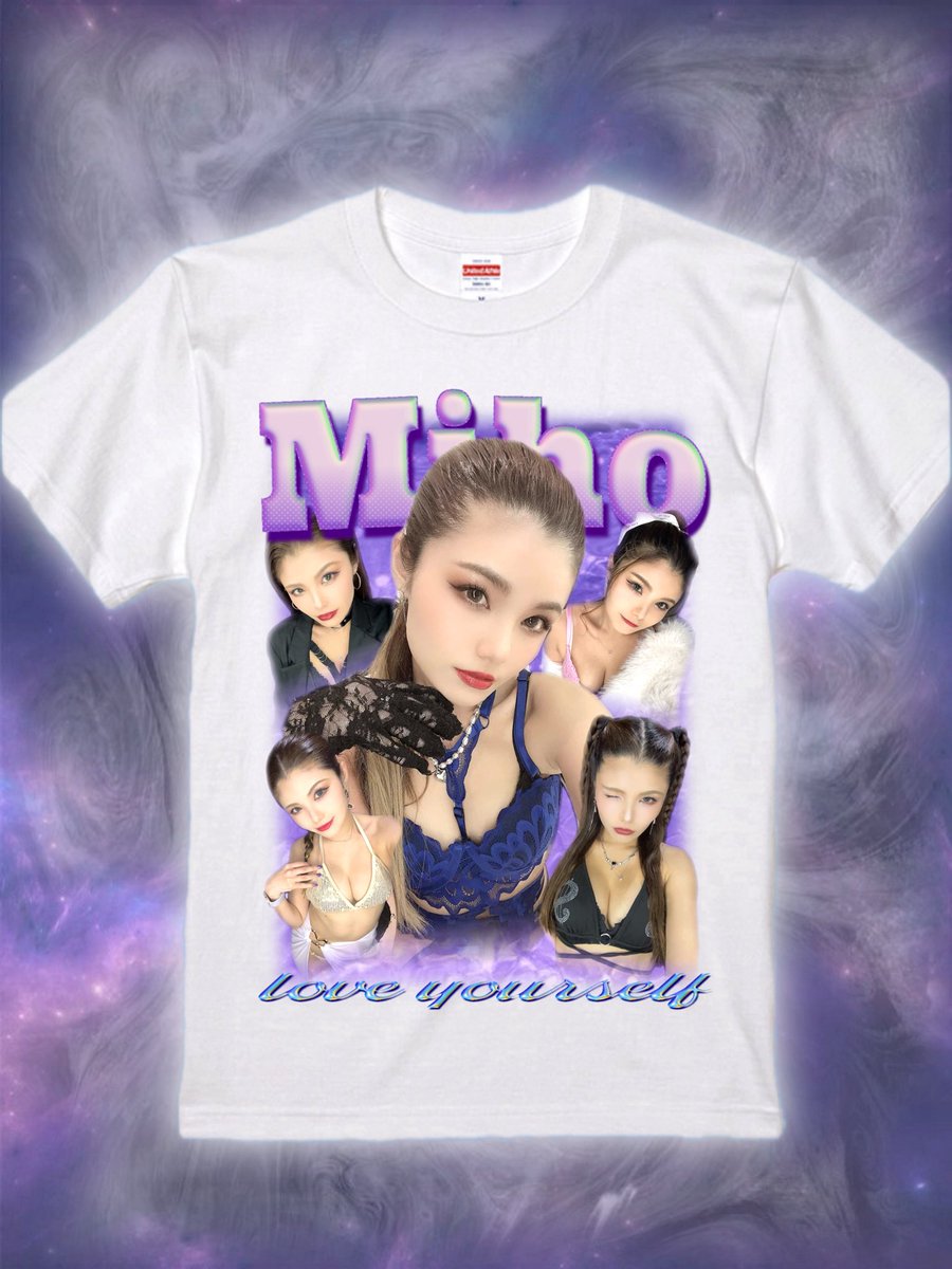 dasaiT_shirt's tweet photo. 💜Miho
地球日本からカリスマモデルの"Miho"がダサTに初登場！！love yourself な1枚です。

Color : White&amp;Black
Price : ¥6,600〜
Material : COTTON 
Size : S〜3XL

THANK YOU ! SOLD OUT !!
こちらの商品は全サイズ完売となりました。

#ダサT
#ダサいTシャツ屋さん 
#雑コラ https://t.co/higybpdxwY