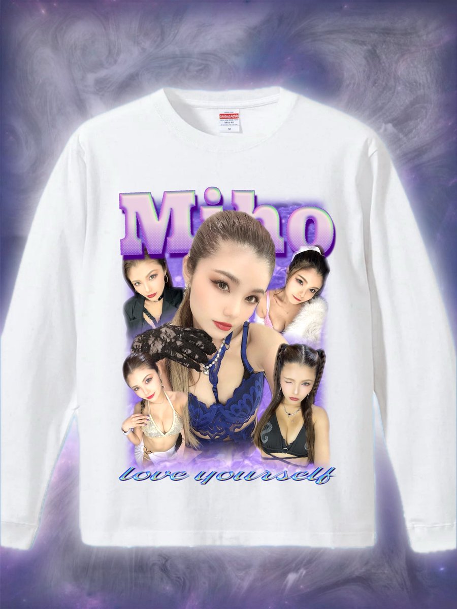 dasaiT_shirt's tweet photo. 💜Miho
地球日本からカリスマモデルの"Miho"がダサTに初登場！！love yourself な1枚です。

Color : White&amp;Black
Price : ¥6,600〜
Material : COTTON 
Size : S〜3XL

THANK YOU ! SOLD OUT !!
こちらの商品は全サイズ完売となりました。

#ダサT
#ダサいTシャツ屋さん 
#雑コラ https://t.co/higybpdxwY