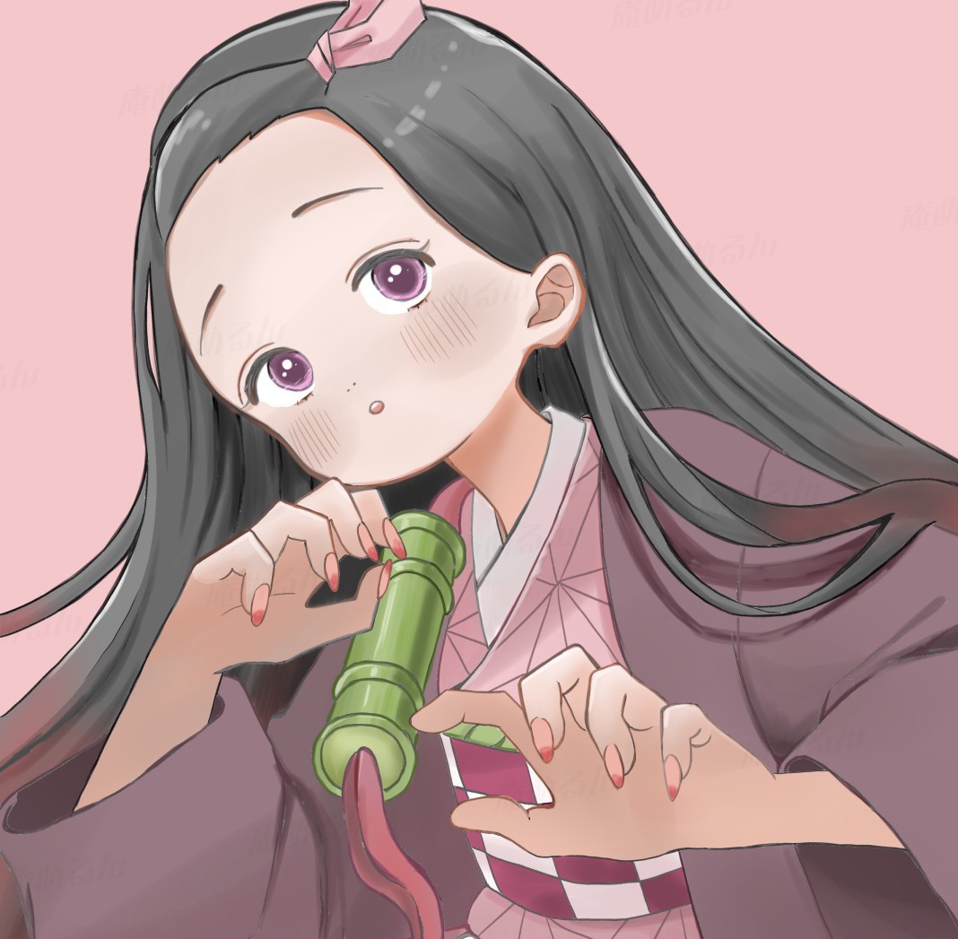 anmerun_'s tweet photo. 竈門禰豆子
#illustration　#イラスト　
#絵柄が好みって人にフォローされたいㅤㅤ https://t.co/YMk25BQOXz