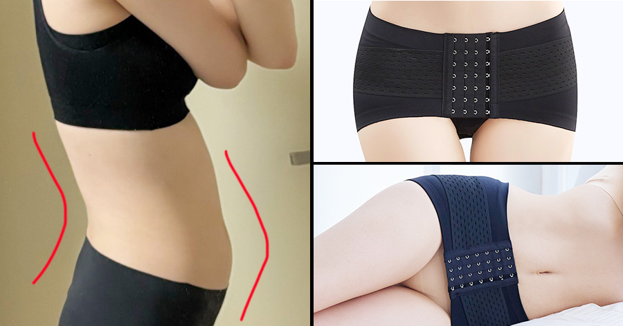 beauty_bodyko's tweet photo. 左みたいな下半身なってる人でトレーニングする時間ないって人はこれ一択。。寝る時、在宅中つけるだけで骨盤締めてどんどん姿勢良くなる。腰痛も反り腰も治って下腹出なくなるし、結局骨盤立たせたら無敵なのよ…