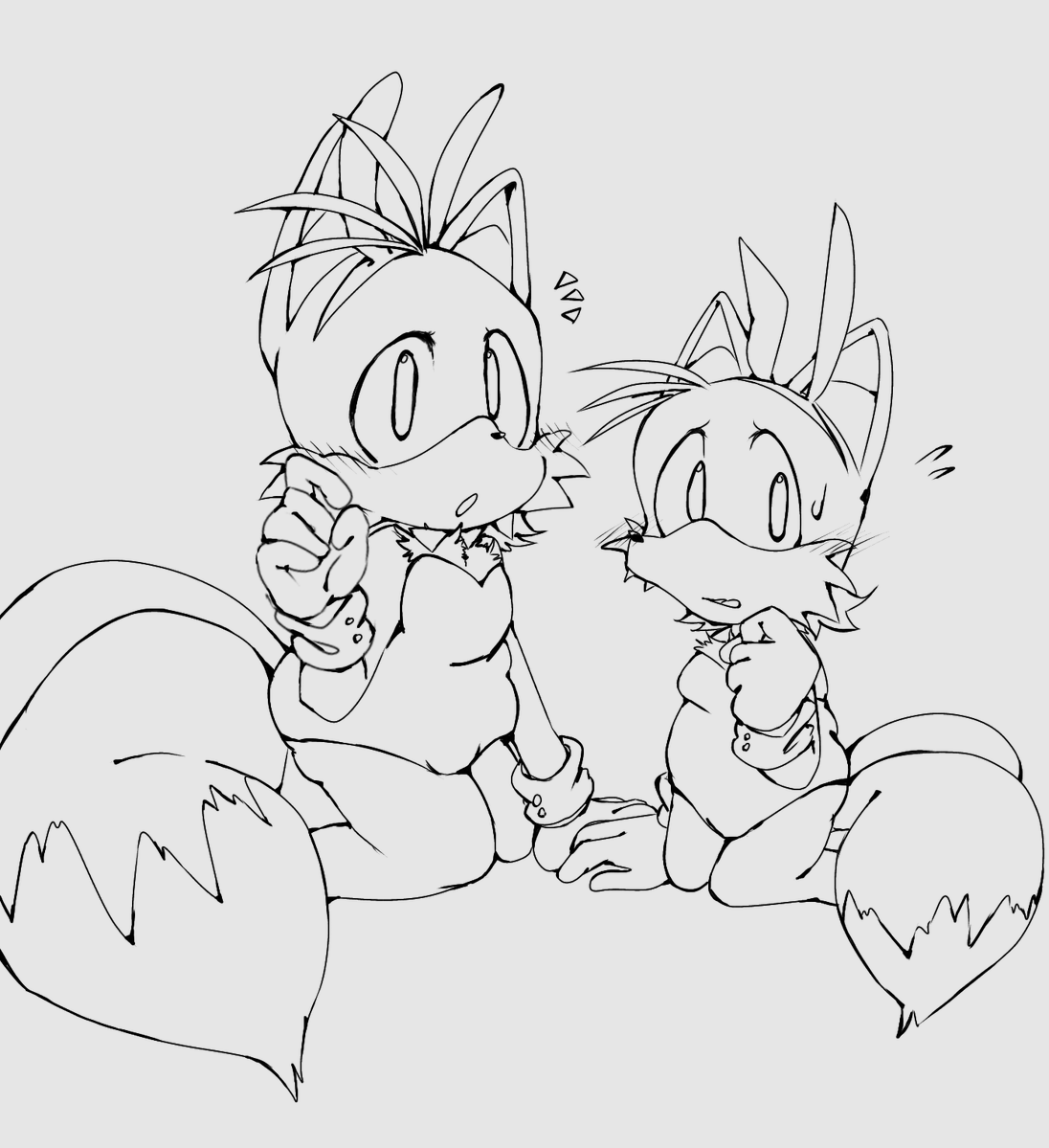 Wussup_draws's tweet photo. Cute bunny boys♡ (sontails NSFW wip) #art #milestailsprower #classictails #tails #sonicthehedgehog #sonicnsfw #sonicartist #sontails #nsfw #nsfw https://t.co/quwBiOMC6w