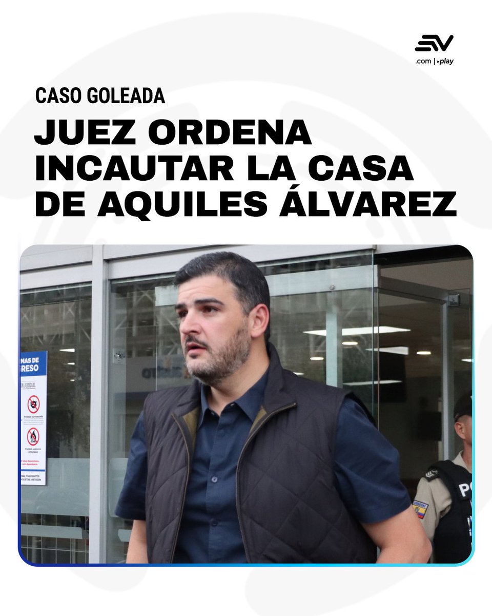 EcuavisaInforma's tweet photo. 🚨 #CasoGoleada 🗣️ Además, concedió un plazo de 15 días para que la esposa del alcalde, Fiorella Ycaza, y sus tres hijos desalojen el inmueble, ubicado en la Isla Mocolí, una urbanización exclusiva del cantón #Samborondón, en la provincia del Guayas. 📲 https://t.co/tcxwphe60O https://t.co/wfhbOmZXwr