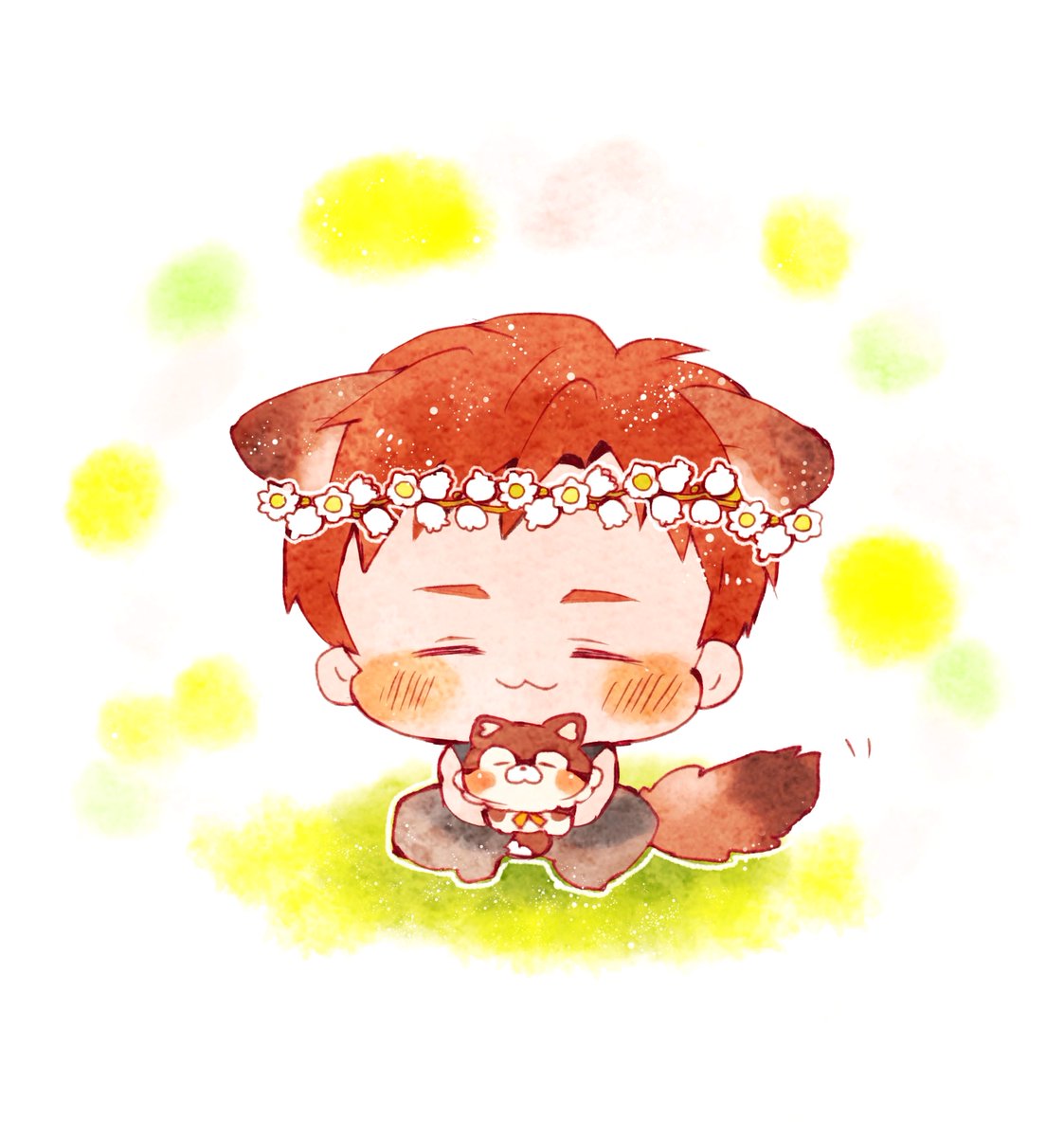 maru_yude2's tweet photo. 鈴蘭の花冠🐺✾𓈒𓂂𓇬. https://t.co/rio0kG9mPq