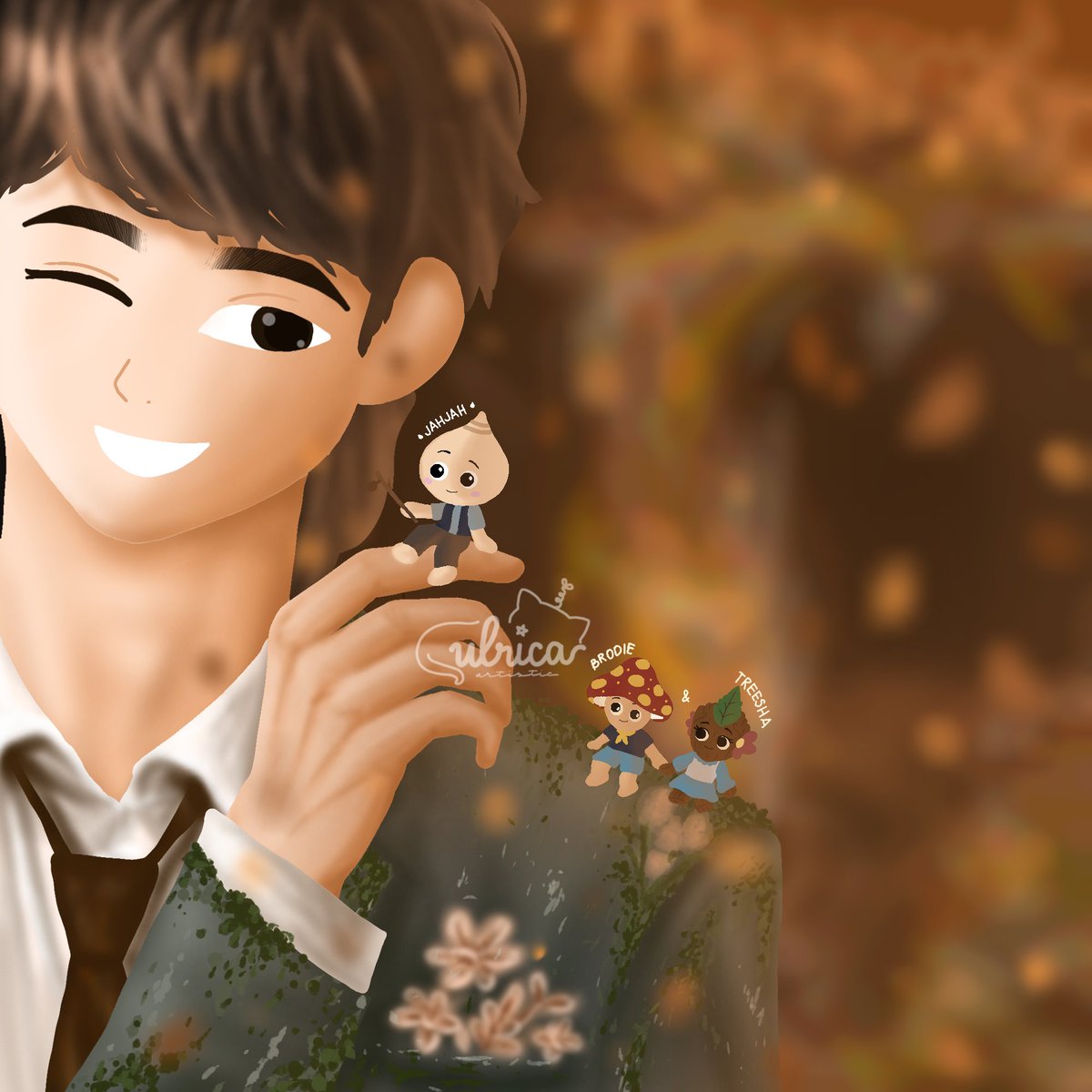 ulricartistic's tweet photo. HAPPY BIRTHDAY @justintdedios !!! 🥳

#CHAutumnCollab #justincornhub https://t.co/MMSGfOR3f6