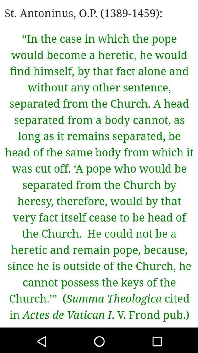 Sede_Catholic's tweet photo. @BeSaintly Heretics are automatically excommunicated. SSPX praying "una cum" is heresy, they're not Catholic. 
Heretical docs of V2 here:
https://t.co/GKL0KyApxc
The hierarchy apostatized. Its antipopes celebrated the Reformation and enemy of the church, Luther. 
It's a protestant church. https://t.co/NuEeHe4AxH