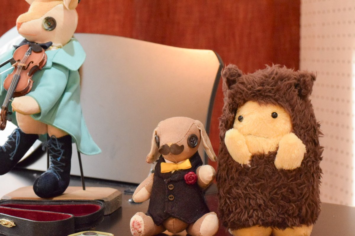 tomoru_fantasy's tweet photo. とても楽しい時間でした✨
動物たちの童話屋は10月には福岡へ！
ギッコンガッコン、あなたの街へ伺います💨

会場にはアーモやアルフレッド館長、チャチャも来ていました。 https://t.co/7AfZBv7lQh