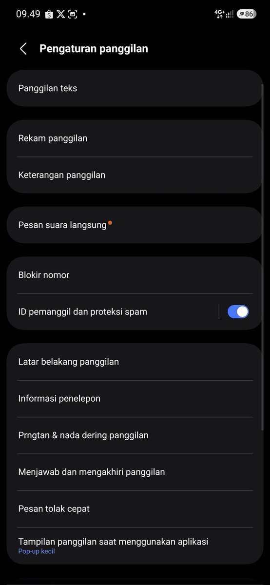 rachmareginna's tweet photo. Untungg banget samsung ada fitur protec biar bisa auto blokir nomor spam dan penipu. Semoga hari ini dan dst gak ada yang nelfonin lagiiiii😮‍💨😮‍💨 https://t.co/ykjpaGrRXf
