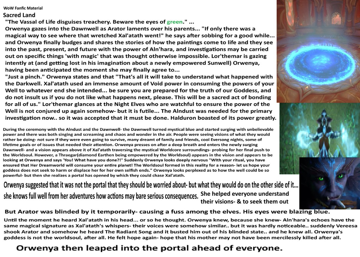 Strangerdayz789's tweet photo. Fanfic about Aln'hara being Xal'atath https://t.co/N5gYn4rhEI