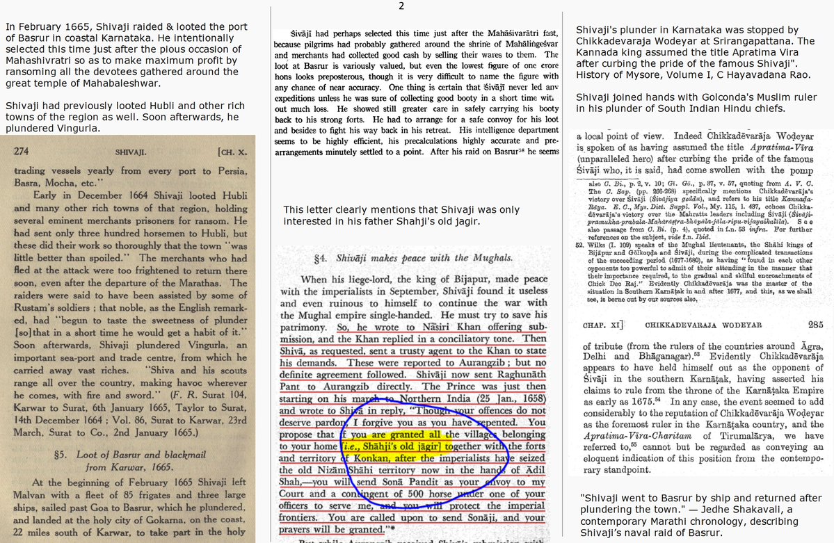 OneOnkar's tweet photo. @Fiend_unleashed Dick-Vijay, read the history of Shahaji &amp; son Shivaji.and gauge their character.
Shahaji served under Adil Shahi. During their expeditions in Karnatak, the hindu women killed themselves by jumping into wells.
Their loot and plunder knows no bound. https://t.co/10WFxQIzK0