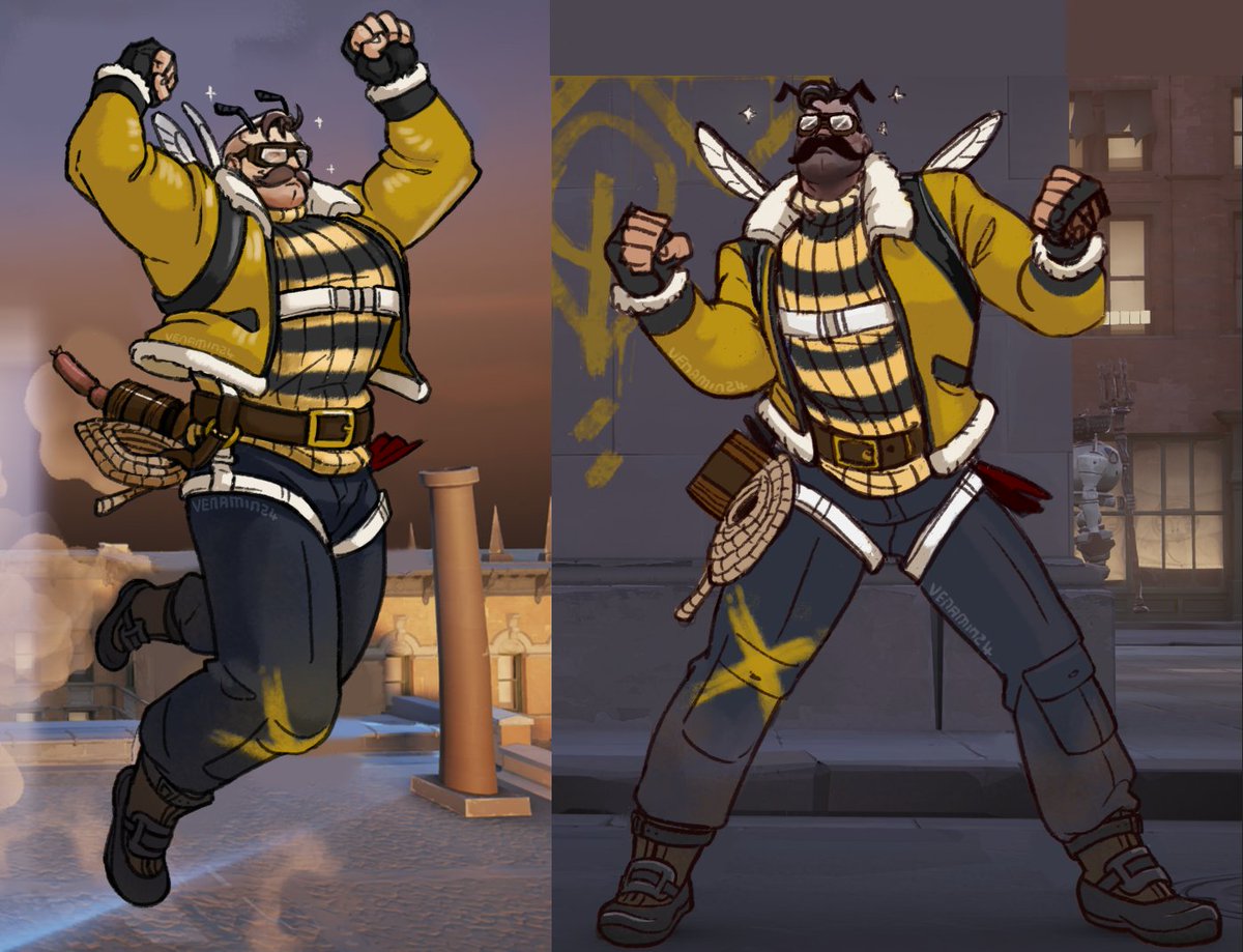 venamin24's tweet photo. Posting these here cuz i like them alot  
Lash #deadlock outfit ideas

Float like a Butterfly 🦋  Sting like a Bee 🐝

Ult Botterfly - Makes the big Ult plays that will swing the tide of games
Model "Bee" Bomber - Likes to go big spirit damage ground strike build https://t.co/hM1r45N3mr