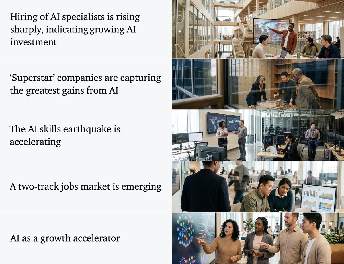 elitegroupasia's tweet photo. Two futures for jobs in an AI era

Companies leading with AI aren’t just growing faster in terms of revenue, they also see faster headcount growth. 

At one end of the spectrum, AI’s professionalising work, automating routine tasks, and elevating the importance of human expertise, judgement, and creativity. At the other end, it’s democratising work, reducing the skill barriers for complex tasks, and shifting roles toward less specialised activities. 

This divergence is creating two tracks in the labour market with markedly different outcomes. 

That’s just one of the conclusions of @PwC  2026 Global AI Jobs Barometer. 

The research is based on an analysis of nearly one billion job ads and thousands of company financial reports across six continents.

The full report is available from the link in the 1st comment.

"𝐃𝐨 𝐲𝐨𝐮 𝐜𝐚𝐫𝐞 𝐚𝐛𝐨𝐮𝐭 𝐲𝐨𝐮𝐫 𝐛𝐮𝐬𝐢𝐧𝐞𝐬𝐬 𝐞𝐧𝐨𝐮𝐠𝐡 𝐭𝐨 𝐡𝐢𝐫𝐞 𝐄𝐋𝐈𝐓𝐄?"

~~~

𝐀𝐫𝐞 𝐲𝐨𝐮 𝐭𝐫𝐮𝐥𝐲 𝐛𝐫𝐢𝐧𝐠𝐢𝐧𝐠 𝐢𝐧 𝐭𝐡𝐞 𝐥𝐞𝐯𝐞𝐥 𝐨𝐟 𝐭𝐚𝐥𝐞𝐧𝐭 𝐲𝐨𝐮 𝐞𝐱𝐩𝐞𝐜𝐭?

𝐎𝐫 𝐚𝐫𝐞 𝐲𝐨𝐮 𝐦𝐞𝐫𝐞𝐥𝐲 𝐟𝐢𝐬𝐡𝐢𝐧𝐠 𝐢𝐧 𝐭𝐡𝐞 𝐬𝐚𝐦𝐞 𝐬𝐡𝐚𝐥𝐥𝐨𝐰 𝐰𝐚𝐭𝐞𝐫𝐬, 𝐰𝐚𝐢𝐭𝐢𝐧𝐠 𝐟𝐨𝐫 𝐩𝐚𝐬𝐬𝐢𝐯𝐞 𝐜𝐚𝐧𝐝𝐢𝐝𝐚𝐭𝐞𝐬 𝐭𝐨 𝐬𝐭𝐮𝐦𝐛𝐥𝐞 𝐮𝐩𝐨𝐧 𝐲𝐨𝐮𝐫 𝐣𝐨𝐛 𝐩𝐨𝐬𝐭𝐢𝐧𝐠?

𝐈𝐧 𝐚 𝐰𝐨𝐫𝐥𝐝 𝐰𝐡𝐞𝐫𝐞 𝐜𝐨𝐦𝐩𝐞𝐭𝐢𝐭𝐢𝐨𝐧 𝐢𝐬 𝐟𝐢𝐞𝐫𝐜𝐞, 𝐬𝐞𝐭𝐭𝐥𝐢𝐧𝐠 𝐟𝐨𝐫 𝐭𝐡𝐞 𝐬𝐭𝐚𝐭𝐮𝐬 𝐪𝐮𝐨 𝐢𝐬𝐧’𝐭 𝐚𝐧 𝐨𝐩𝐭𝐢𝐨𝐧. 𝐖𝐞’𝐫𝐞 𝐡𝐞𝐫𝐞 𝐭𝐨 𝐞𝐧𝐬𝐮𝐫𝐞 𝐲𝐨𝐮𝐫 𝐡𝐢𝐫𝐢𝐧𝐠 𝐩𝐫𝐨𝐜𝐞𝐬𝐬 𝐝𝐨𝐞𝐬𝐧’𝐭 𝐣𝐮𝐬𝐭 𝐦𝐞𝐞𝐭 𝐞𝐱𝐩𝐞𝐜𝐭𝐚𝐭𝐢𝐨𝐧𝐬 𝐛𝐮𝐭 𝐞𝐱𝐜𝐞𝐞𝐝𝐬 𝐭𝐡𝐞𝐦.

In addition, 𝐀𝐭 𝐄𝐥𝐢𝐭𝐞 𝐆𝐫𝐨𝐮𝐩 𝐀𝐬𝐢𝐚, 𝐰𝐞 𝐛𝐞𝐥𝐢𝐞𝐯𝐞 𝐭𝐡𝐚𝐭 𝐭𝐡𝐞 𝐥𝐞𝐧𝐠𝐭𝐡 𝐨𝐟 𝐨𝐮𝐫 𝐠𝐮𝐚𝐫𝐚𝐧𝐭𝐞𝐞 𝐢𝐬𝐧’𝐭 𝐣𝐮𝐬𝐭 𝐚 𝐧𝐮𝐦𝐛𝐞𝐫. 𝐈𝐭’𝐬 𝐚 𝐩𝐫𝐨𝐦𝐢𝐬𝐞—𝐚 𝐜𝐨𝐦𝐦𝐢𝐭𝐦𝐞𝐧𝐭 𝐭𝐨 𝐫𝐞𝐝𝐮𝐜𝐢𝐧𝐠 𝐫𝐢𝐬𝐤 𝐚𝐧𝐝 𝐞𝐧𝐡𝐚𝐧𝐜𝐢𝐧𝐠 𝐲𝐨𝐮𝐫 𝐫𝐞𝐜𝐫𝐮𝐢𝐭𝐦𝐞𝐧𝐭 𝐩𝐫𝐨𝐜𝐞𝐬𝐬.

𝐋𝐞𝐭’𝐬 𝐭𝐚𝐥𝐤 𝐚𝐛𝐨𝐮𝐭 𝐡𝐨𝐰 𝐰𝐞 𝐜𝐚𝐧 𝐜𝐫𝐚𝐟𝐭 𝐚 𝐭𝐚𝐢𝐥𝐨𝐫𝐞𝐝 𝐫𝐞𝐜𝐫𝐮𝐢𝐭𝐦𝐞𝐧𝐭 𝐬𝐨𝐥𝐮𝐭𝐢𝐨𝐧 𝐭𝐡𝐚𝐭 𝐚𝐥𝐢𝐠𝐧𝐬 𝐰𝐢𝐭𝐡 𝐲𝐨𝐮𝐫 𝐧𝐞𝐞𝐝𝐬. 𝐑𝐞𝐚𝐜𝐡 𝐨𝐮𝐭 𝐭𝐨𝐝𝐚𝐲!

contact(AT)𝒆𝒍𝒊𝒕𝒆𝒈𝒓𝒐𝒖𝒑-𝒂𝒔𝒊𝒂.𝒄𝒐𝒎     

~~~