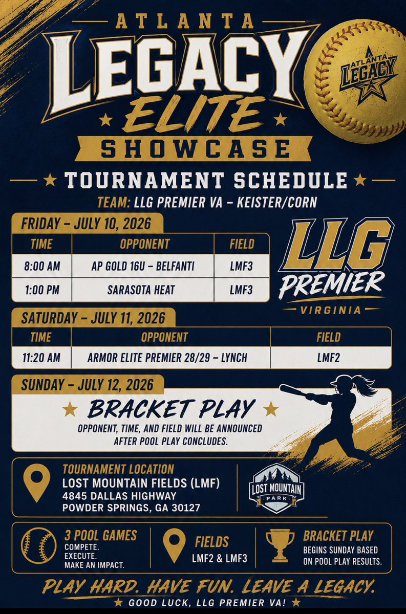 KenzieWeaver09's tweet photo. Can’t wait to get to HOTLanta with my teammates this weekend! Come 👀 us at Lost Mountain in the invitational! https://t.co/BVqtW4YT0w