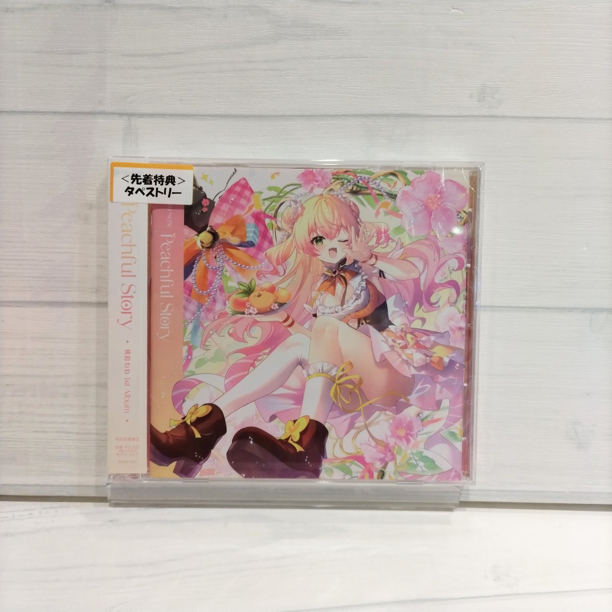 💿️本日入荷💿️/ 1st Album「Peachful Story」/桃鈴ねね 【通常盤