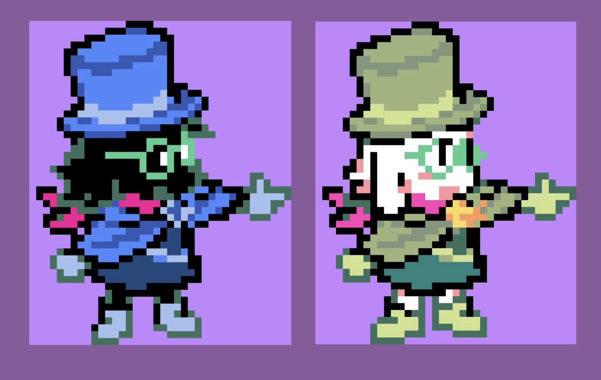 daxhaunts's tweet photo. so no one was gonna mention the other version of this ralsei sprite https://t.co/1lTAiOKVg3