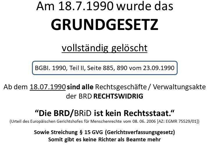 Heike1924622's tweet photo. Da hier wieder Scheiße geteilt wird!
1990 Aufhebung des GG insbesondere des 
ARTIKEL 23=Geltungsbereich ERLOSCHEN!
Somit handelt die Bundesrepublik widerrechtlich auf diesem Boden! https://t.co/rg7xvQlyVq