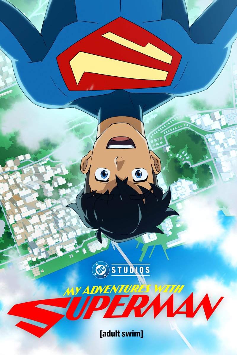 AnimationOnMax's tweet photo. The artwork for "MY ADVENTURES WITH SUPERMAN" has been updated on HBO Max! #DC https://t.co/3BHh8cEzGR