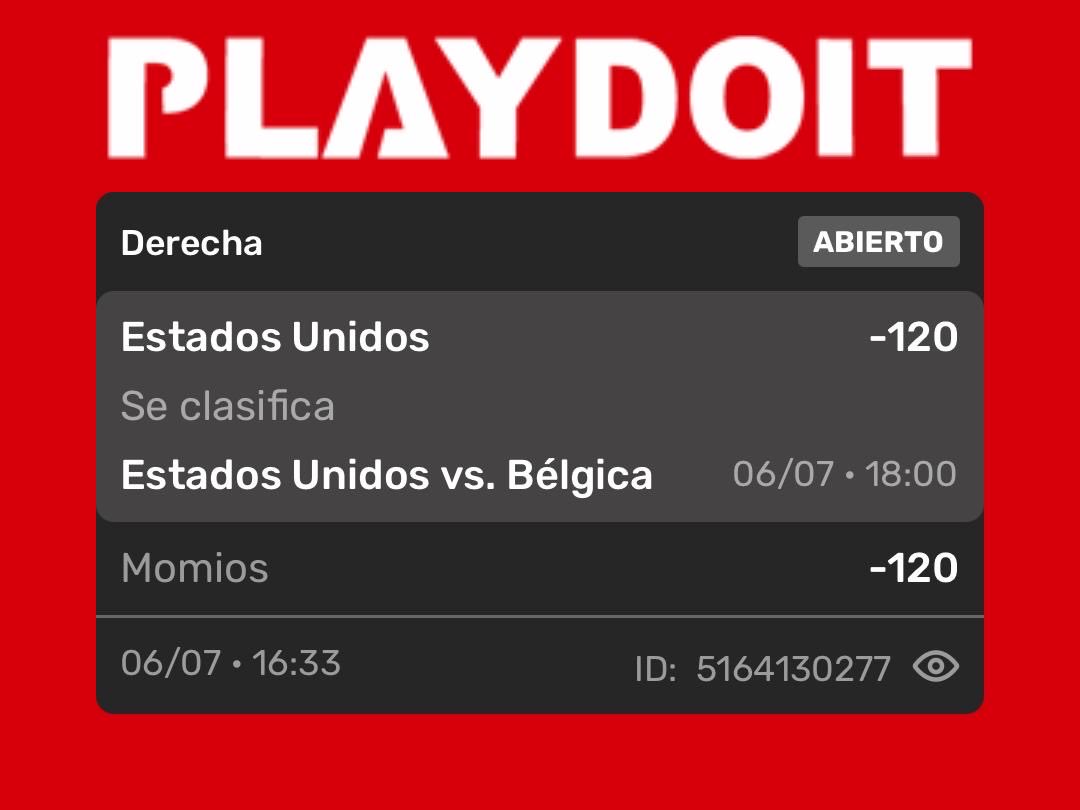 RafaPickss's tweet photo. Nos toca confiar en el último anfitrión vivo🍀🤞🏼
#apuestas #Playdoit #FIFA #ApuestaConResponsabilidad https://t.co/dCf8WMpCTv
