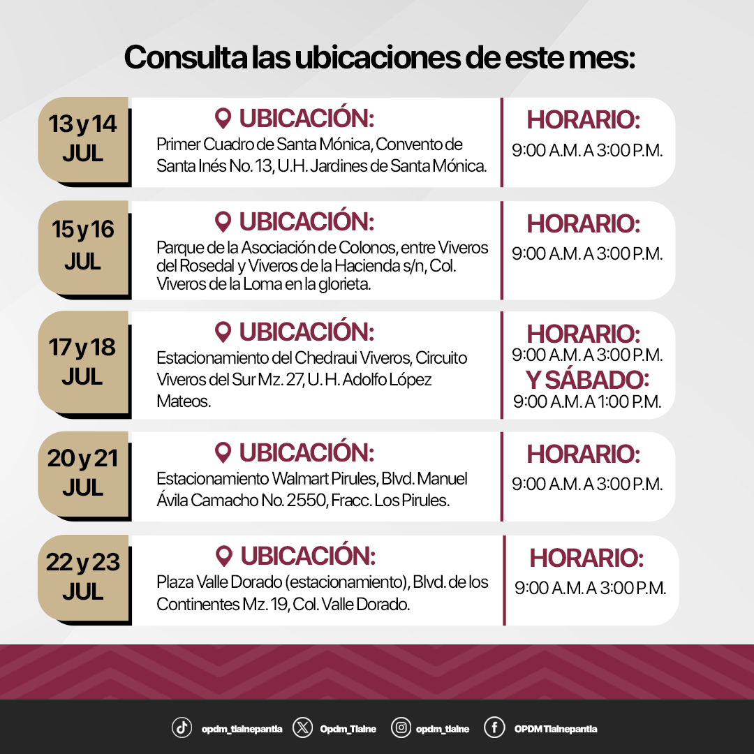 OPDM_Tlalne's tweet photo. A partir del 13 de julio, brindaremos el servicio de pago de #agua en distintos puntos de #NuestraCiudad, con el propósito de acercar la atención a las y los vecinos de #Tlalnepantla.
Realiza el pago de tu boleta en efectivo o con tarjeta de débito y crédito.
#CompromisoQueFluye https://t.co/3ip7RimrXG