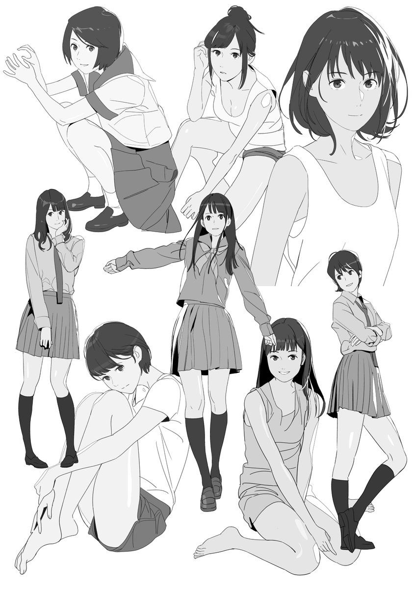 fznutri's tweet photo. Several cool positions for your OC https://t.co/axL8aUsRjK