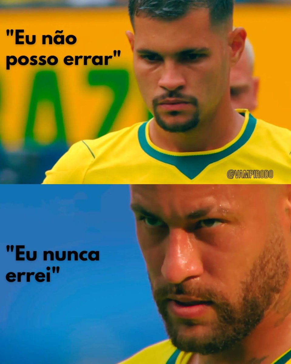fla_da_opressao's tweet photo. O olhar nunca mente 

Um olhar demonstrava medo e o outro confiança 

No final, isso foi fundamental para a eliminação do Brasil da copa do mundo https://t.co/YOWLmyPLNm