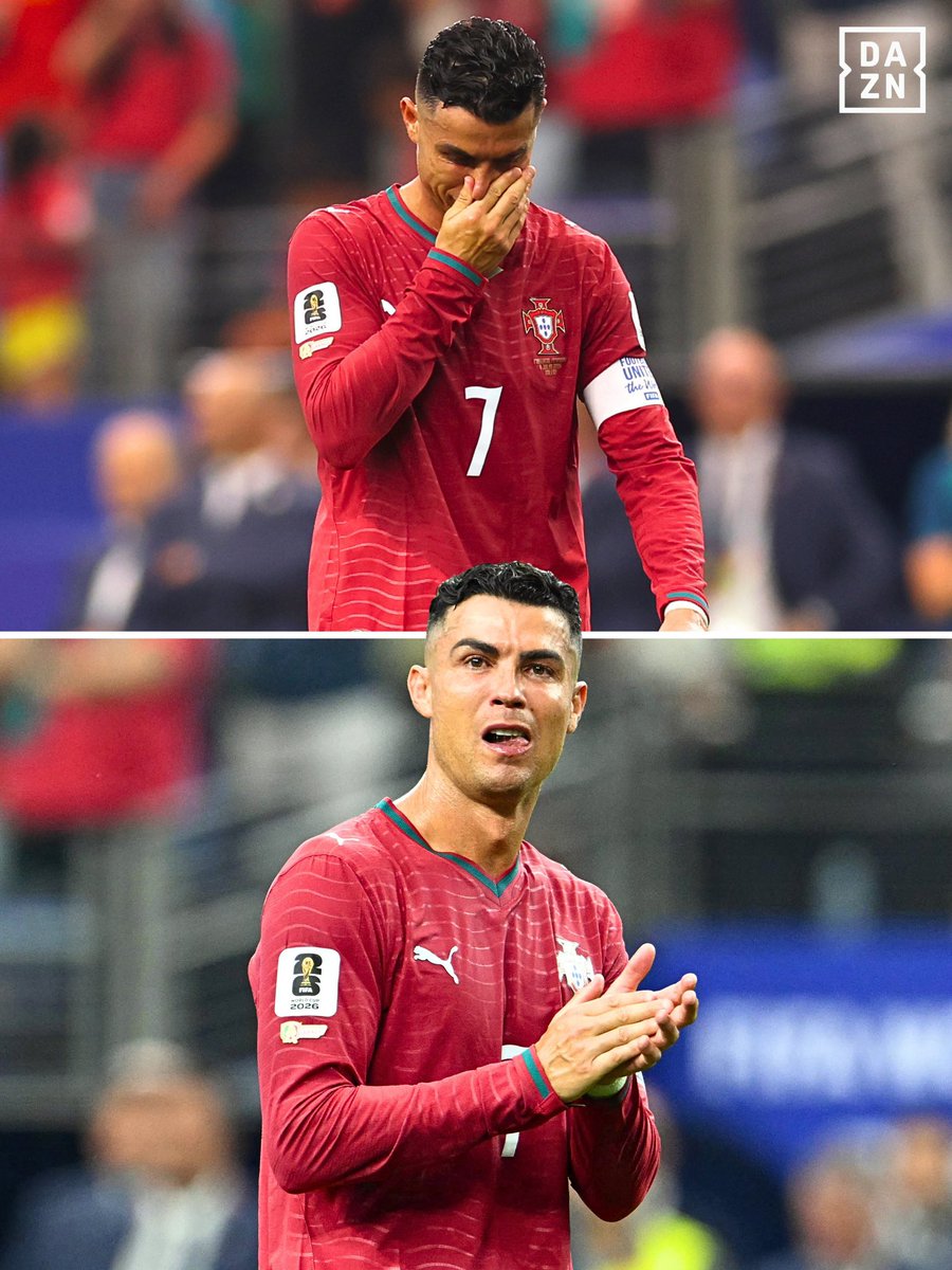 DAZN_JPN's tweet photo. ロナウドの目に涙

41歳のロナウドにとって最後とされるワールドカップが終わる

#FIFAワールドカップ https://t.co/F1snrr3cUb