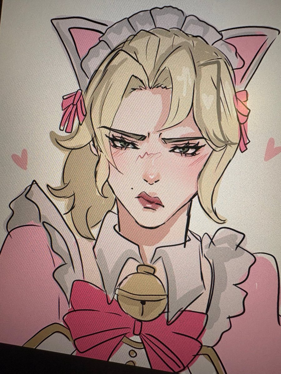 lunethorns's tweet photo. Ashe kitty doodle! cause i’m too broke for actual skin #overwatch https://t.co/Kf638TQOKq